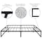 Flash Furniture 14" full Metal Platform Bed Frame/Steel Slats XU-BD10001-F-GG - alternate 9